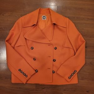 Orange coat